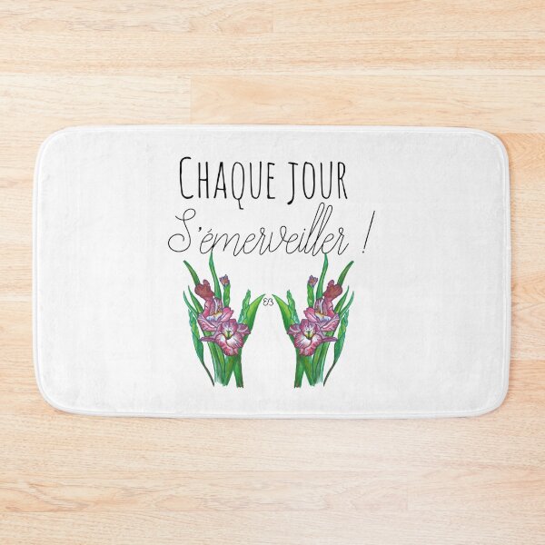 Des mots en partage (44) Tapis de bain