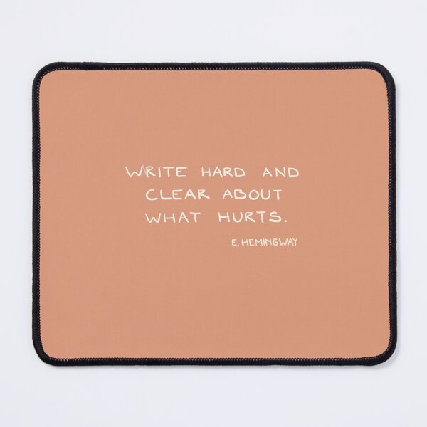 Item preview, Write hard and clear about what hurts.  designed and sold by ElisaGabi.