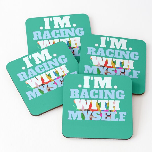 Item preview,   I'm racing with myself,Funny for with myself designed and sold by amifana.