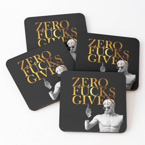 Item preview, Zero Fucks Given designed and sold by Nothing Serious Store.