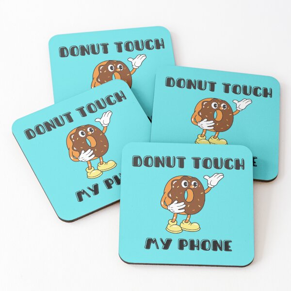 Item preview, Donut Touch My Phone - Blue designed and sold by Mystic-Roots99.
