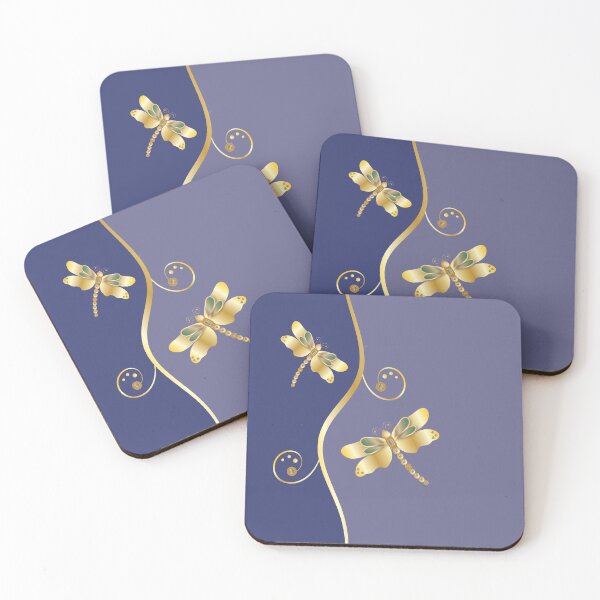 Item preview, Gold Dragonfly Purple designed and sold by ChantalDesign.