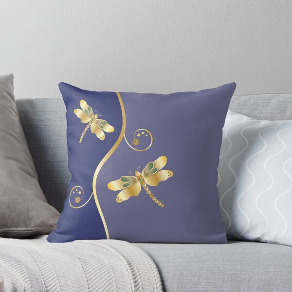 Item preview, Gold Dragonfly Purple designed and sold by ChantalDesign.