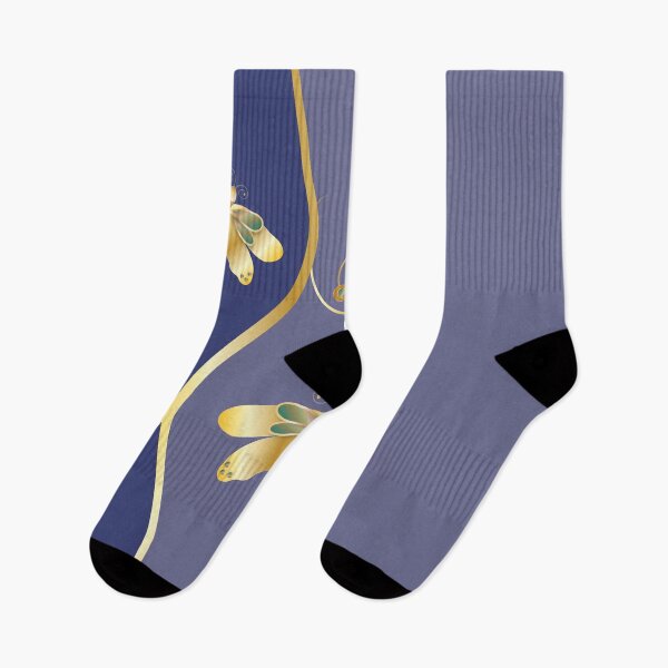 Item preview, Gold Dragonfly Purple designed and sold by ChantalDesign.