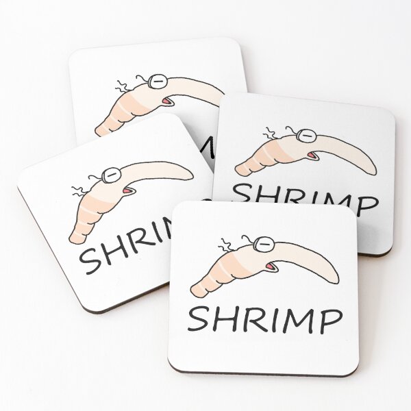 Item preview, Smiling friends Shrimp sticker designed and sold by HayCow.