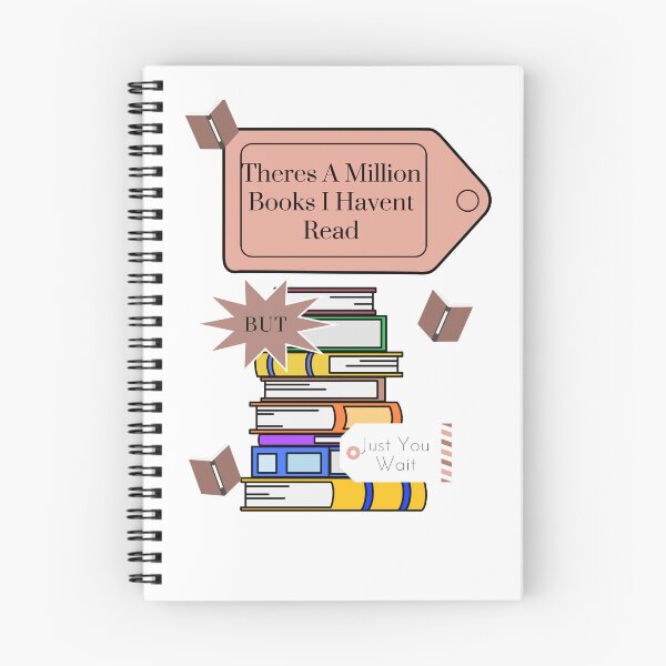 Item preview, There's a Million Books I Haven't Read but Just You Wait: Reading Journal, Book Lover Notebook, Gift For Reader, Birthday Present For Kids or Reading Teacher designed and sold by badretop.