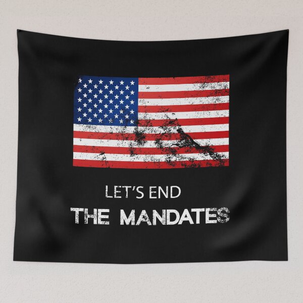 Item preview, End the mandates  - freedom convoy 2022  USA  vintage Gift For truckers  designed and sold by Raiko-art.