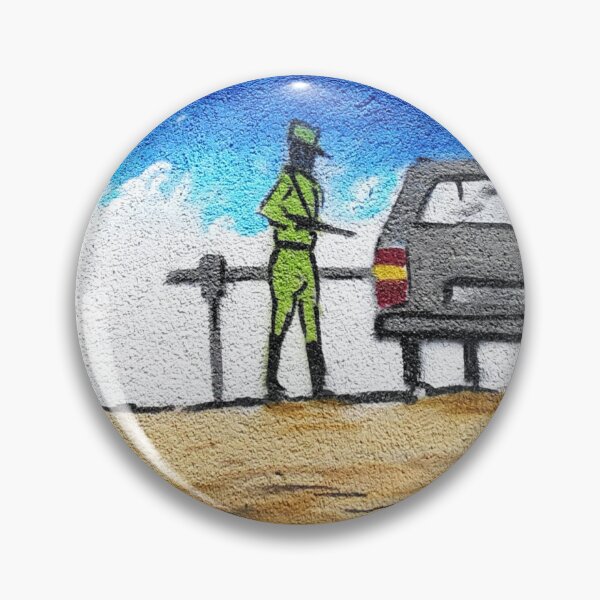 Item preview, Graffiti of checkpoint and 'Hope' sign on the embankment designed and sold by PicHuang.