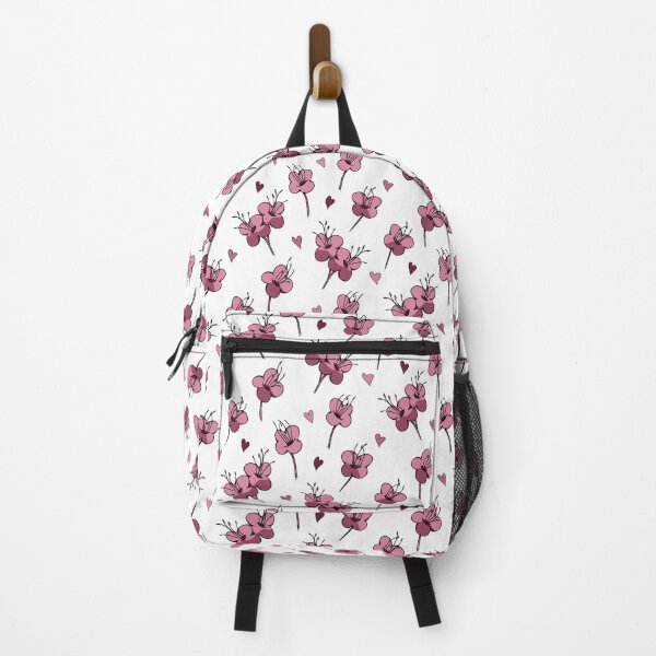 Item preview, Precious poppies in pink hues against white background  designed and sold by Sissle.