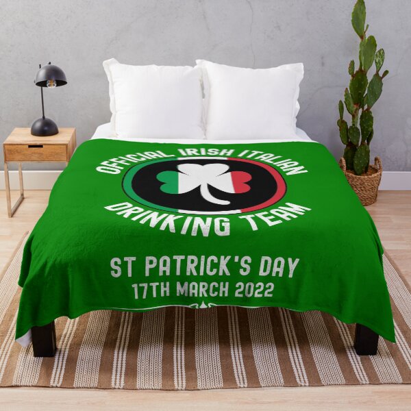 Item preview, Official Irish Italian Drinking Team | Shamrock | Il Tricolore designed and sold by Fecking-Merch.