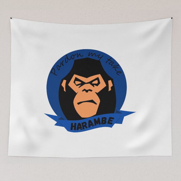 Item preview, Pardon my take Harambe - Blue version designed and sold by am-L.