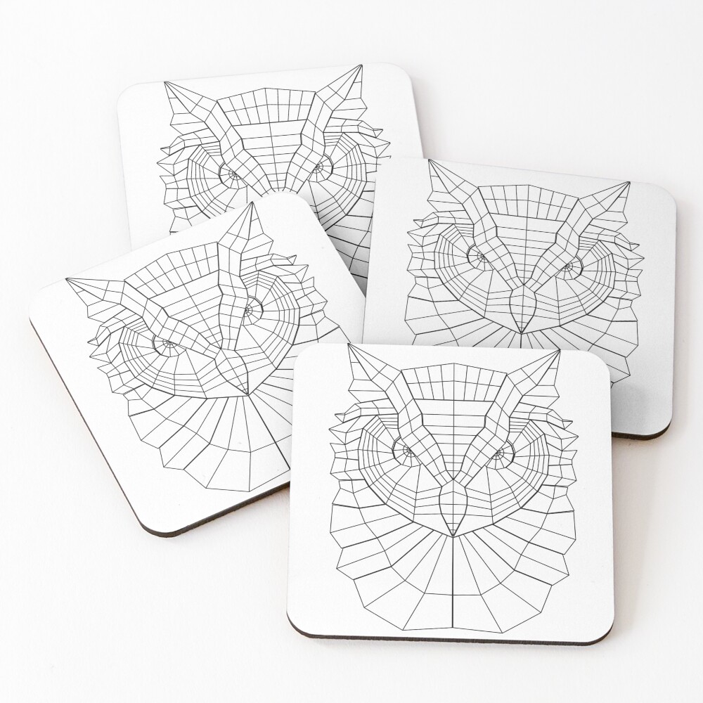 Item preview, Coasters (Set of 4) designed and sold by Razor3D.
