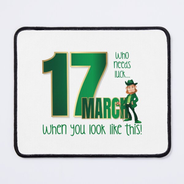 Item preview, Who Needs Luck... (on White) designed and sold by PawsitiveMum.