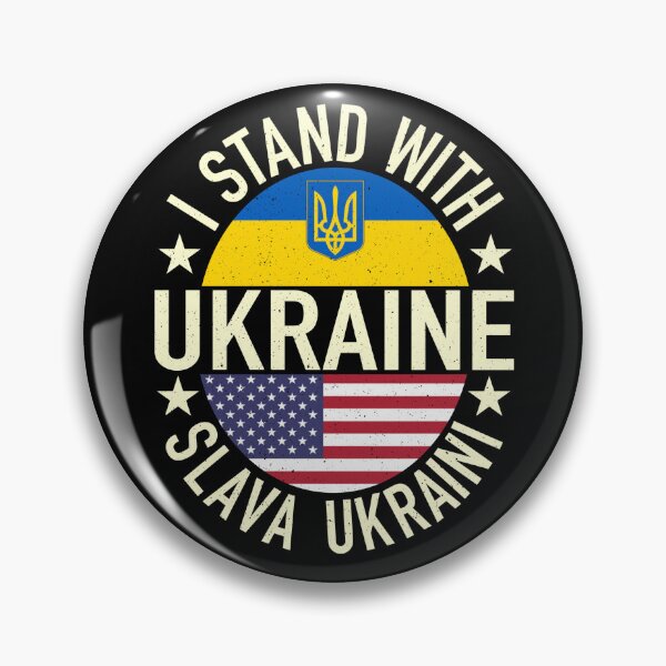 Item preview, Support Ukraine I Stand With Ukraine Ukrainian US Flag Patriot designed and sold by GraphifyArt.
