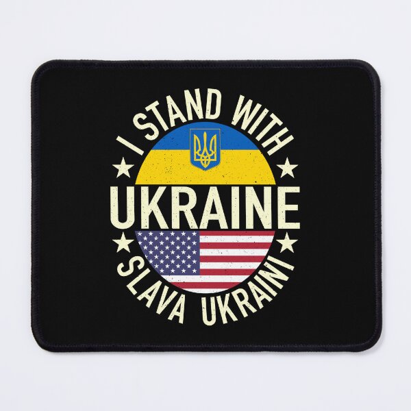 Item preview, Support Ukraine I Stand With Ukraine Ukrainian US Flag Patriot designed and sold by GraphifyArt.