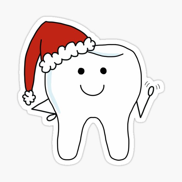 Christmas Tooth Sticker