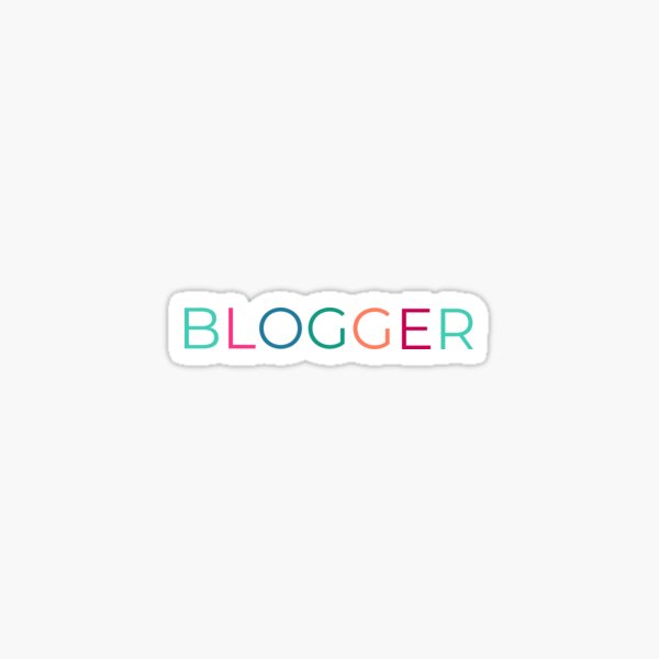 Blogger Sticker