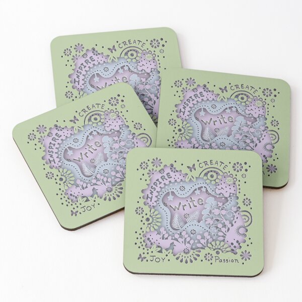 Item preview, Create, Inspire, Write, Joy, Passion  designed and sold by muralmouse.