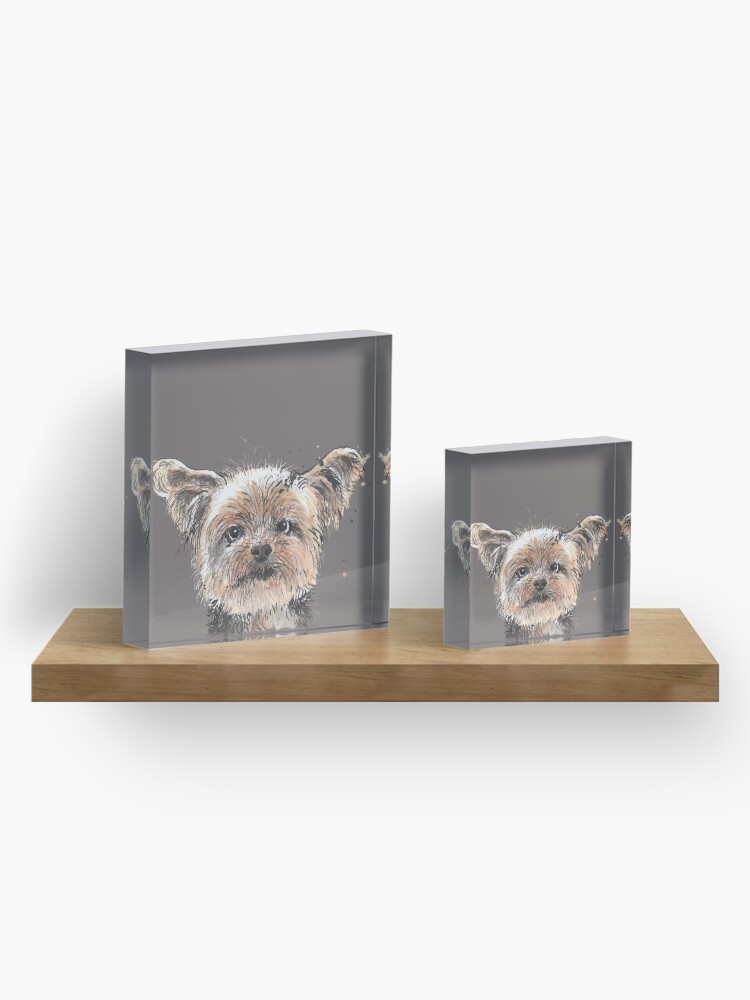 Alternate view of Yorkshire Terrier Acrylic Block