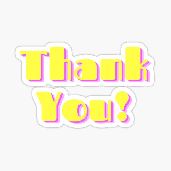 Item preview, Thank you Sticker designed and sold by BeingCoffee.