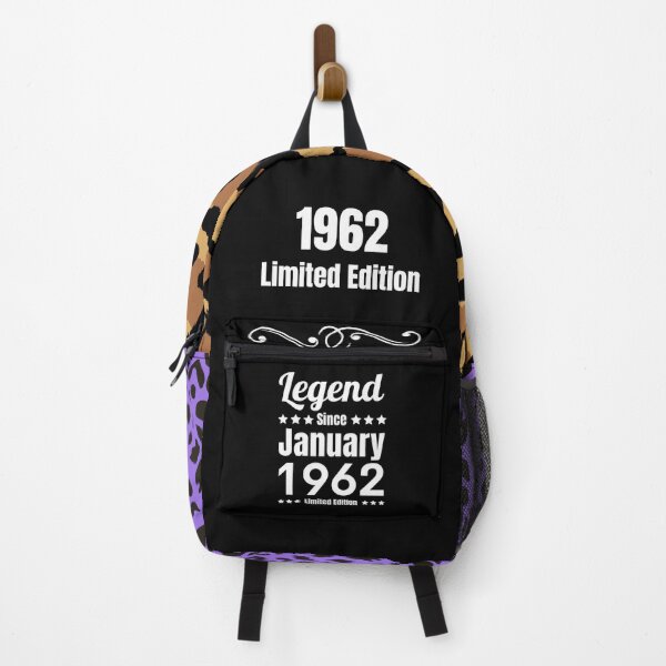 Item preview, Legend Since January 1962 - Black White Retro Typography | 1962 Limited Edition designed and sold by Delandor.