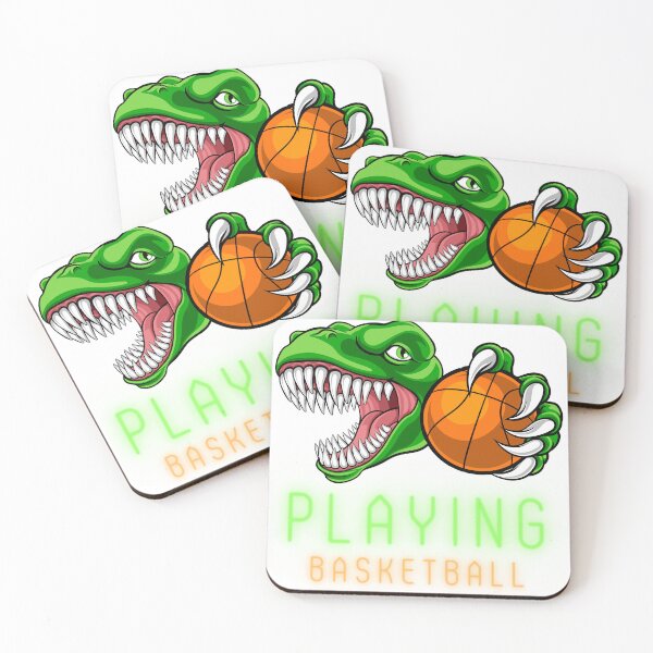 Artikelvorschau, Dinosaurier spielen Basketball entworfen und verkauft von chourouk shop ★★★★★.