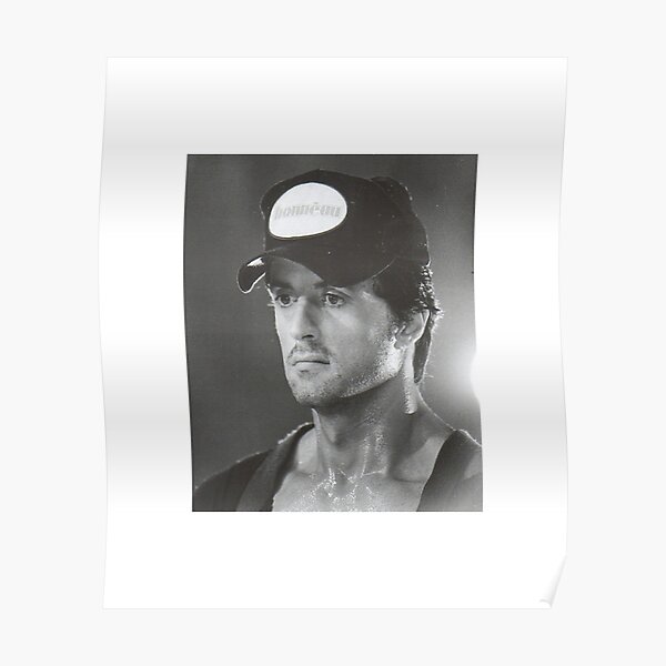 Stallone übertrieben lustig Poster