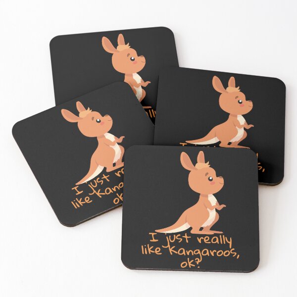 Item preview, I just really like kangaroos, ok? Spiral notebook designed and sold by Dailyanimal.