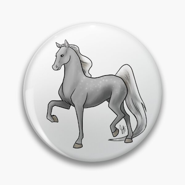 Item preview, American Saddlebred Dapple Gray designed and sold by Jennifer Stolzer.