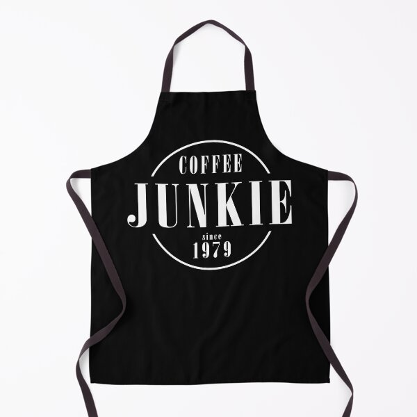 Item preview, Coffee Junkie since 1979 - Black designed and sold by AlfabetDesign.