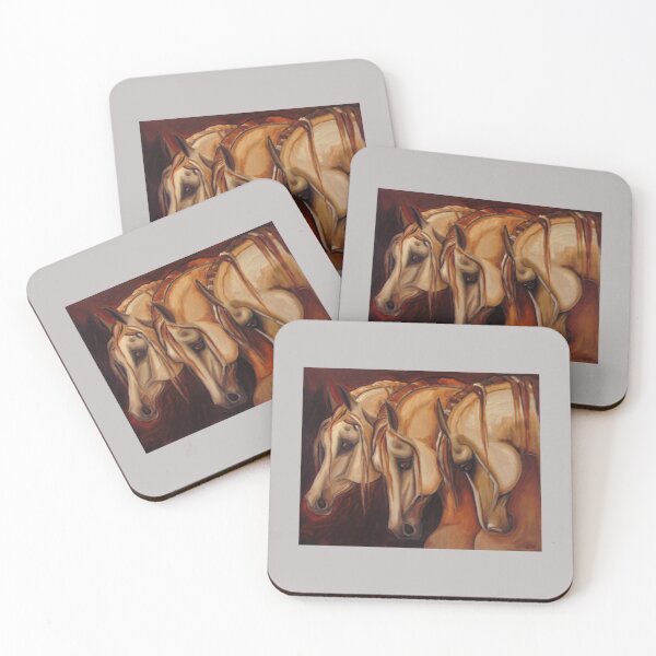 Item preview, "Three Arabians"  Horse Art designed and sold by ladytarleton.