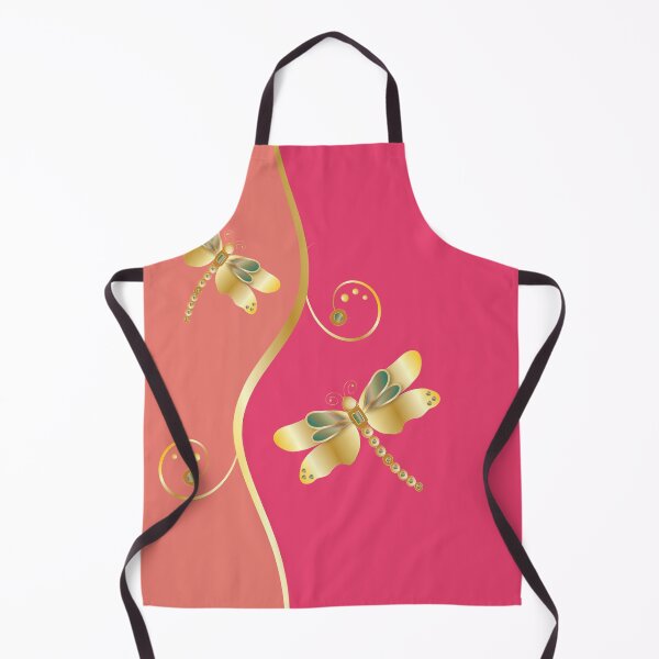 Item preview, Gold Dragonfly Pink and Orange designed and sold by ChantalDesign.