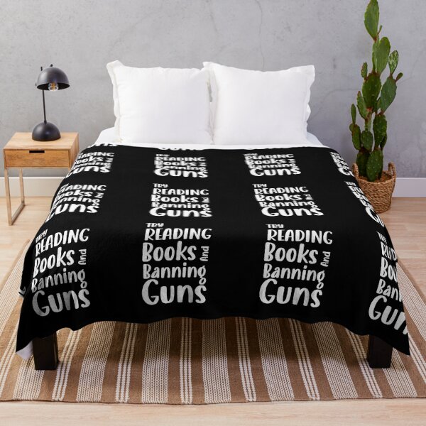 Item preview, Try Reading Books And Banning Guns Trendy designed and sold by RihabPrint.