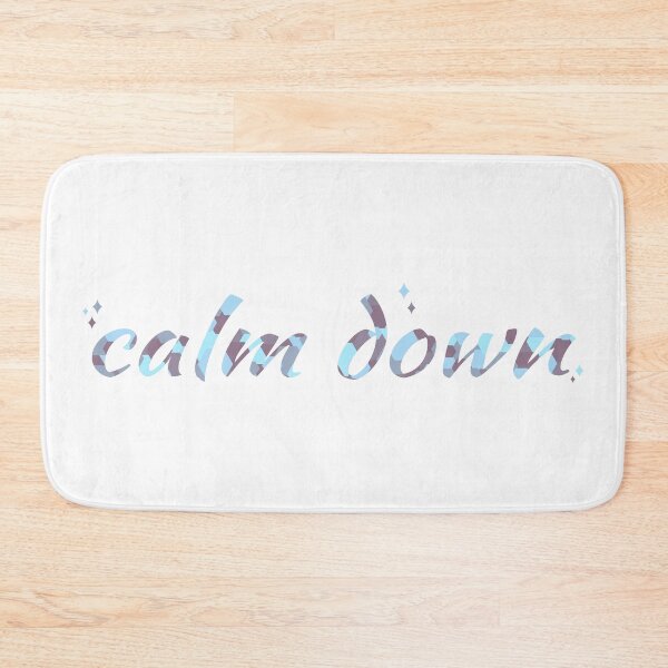 Item preview, calm down - motivation text designed and sold by Nia-Chi.