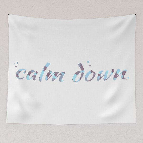 Item preview, calm down - motivation text designed and sold by Nia-Chi.