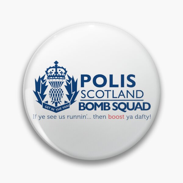 Item preview, Police Scotland Bomb Squad! designed and sold by DemandChaos.