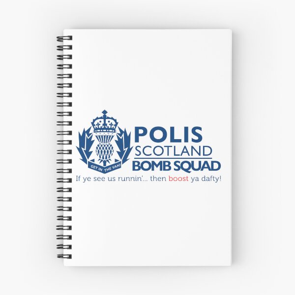Item preview, Police Scotland Bomb Squad! designed and sold by DemandChaos.