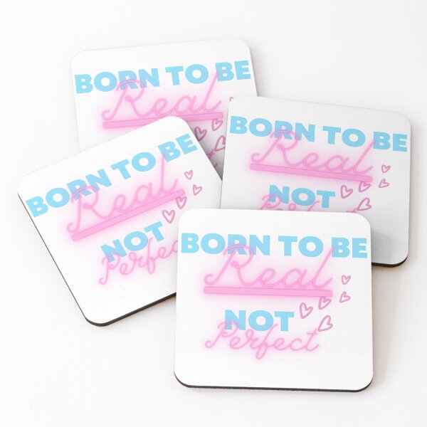 Item preview, born to be real not perfect designed and sold by chourouk shop ★★★★★.