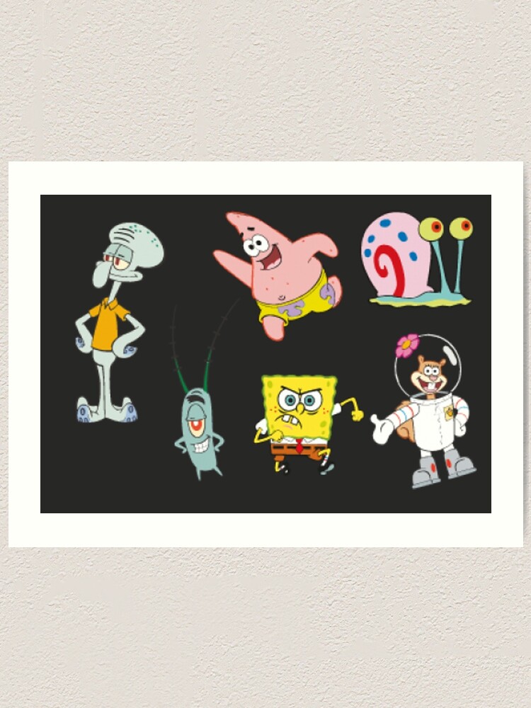 "Spongebob" Art Print by kiwidatar | Redbubble