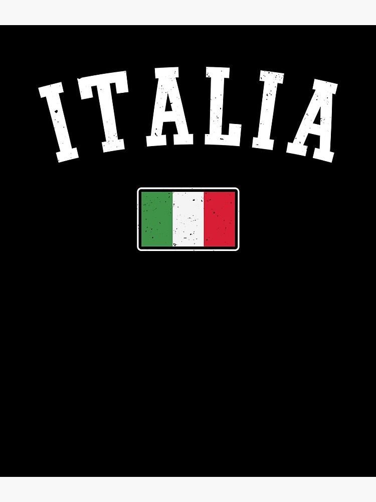 National Flagge im Vintage Design Italien Flag of Italy