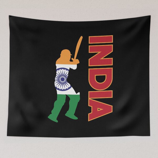 Item preview, India Cricket Jersey Player India Gift Cricket designed and sold by Lenny Stahl.