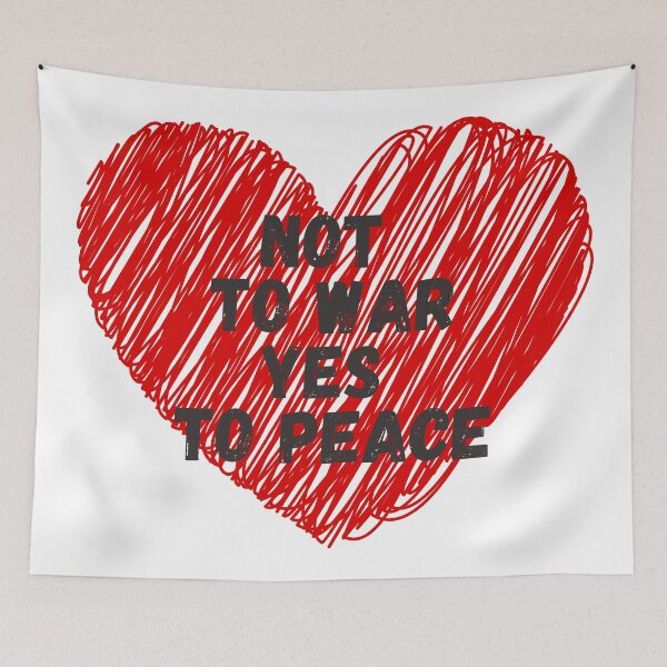 Item preview, Not to war yes to peace design designed and sold by Rebend.