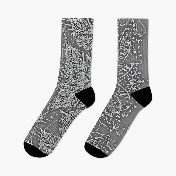 Item preview, Sage Calm Whispers Grey Imprint Giant Salvia Eco Print designed and sold by SpiritGifts.