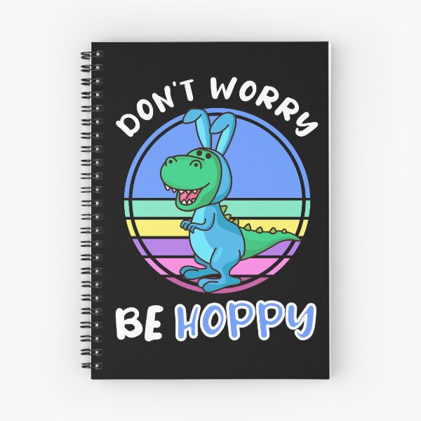Item preview, DON'T WORRY BE HOPPY EASTER DINO designed and sold by OverbeeDesigns.