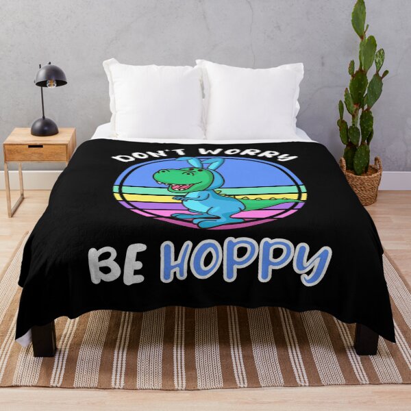Item preview, DON'T WORRY BE HOPPY EASTER DINO designed and sold by OverbeeDesigns.