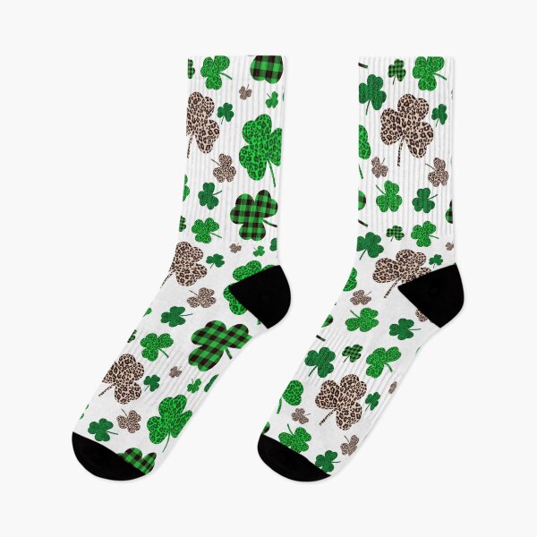 Item preview, Green Buffalo Plaid Clover Leopard Plaid Buffalo Check Shamrock Pattern designed and sold by dass-art.