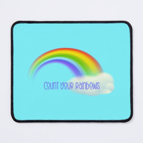 Item preview, Count Your Rainbows! (on Blue) designed and sold by PawsitiveMum.