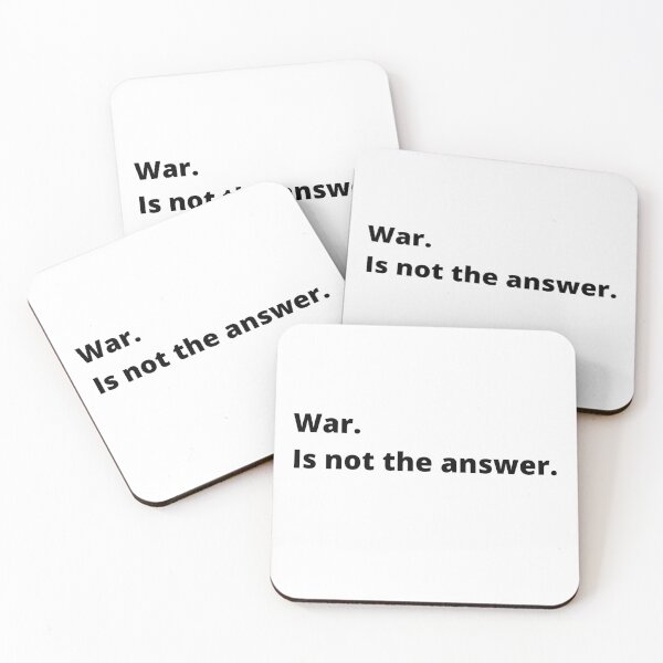 Item preview, War is not the answer designed and sold by Giographix.