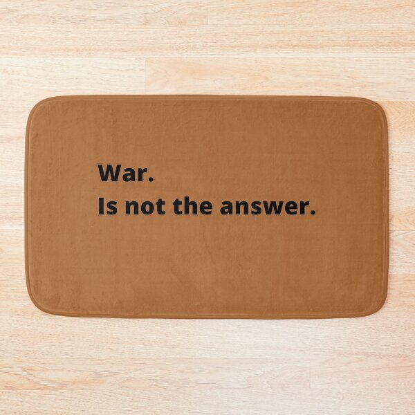 Item preview, War is not the answer designed and sold by Giographix.
