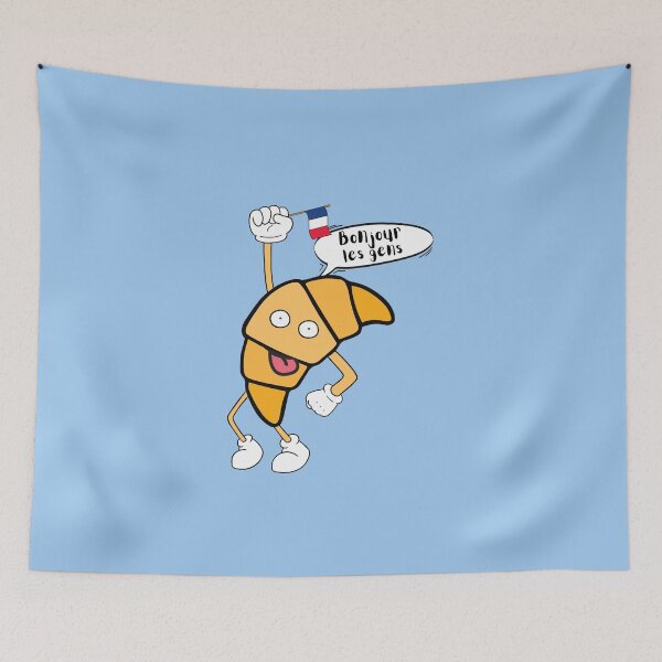 Item preview, french croissant for french food lover designed and sold by salahnewdesign.